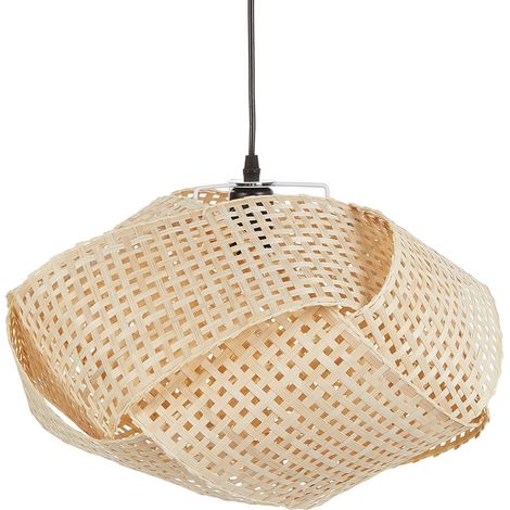 Hängeleuchte HALIL Bambusholz Beige