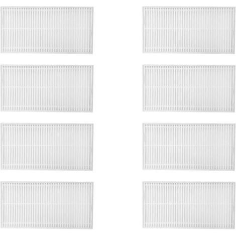Lot de 8 filtres HEPA de rechange pour robot aspirateur compatible avec balayeuse Eureka E10S (1/4)
