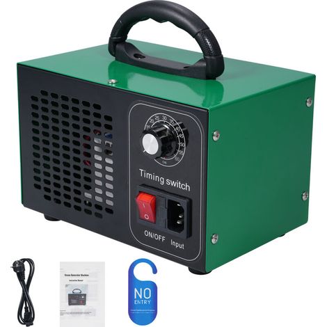 Générateur d'ozone 45 000 mg / h Industriel / maison O3 Purificateur d'air Déodorizant pour les zones de 2500 pieds carrés de grande capacité Machine Ionizer Oode Clean Rooms Smoke Cars Pet (1/5)