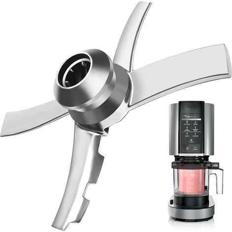 Die Ersatzmesser für Eismaschinen sind mit der Ninja Creamer NC300-Serie kompatibel. Sie passen zu den Ninja Creamerizer-Modellen NC299AMZ, NC301, CN305A und CN301CO und sind aus Edelstahl gefertigt.