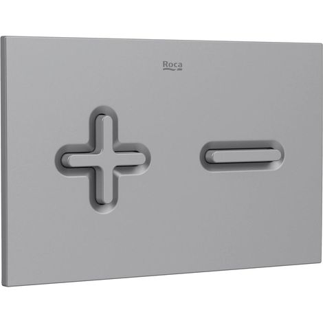 ROCA A890185002 PL6 ONE DUAL Pulsador Placa de Accionamiento Lacado Gris Posterior a 2021 - ref: A890185002