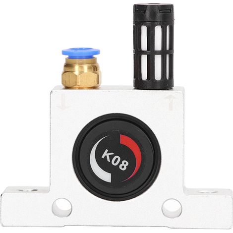 Vibrateur pneumatique à bille K8 en alliage d'aluminium avec silencieux pour usage industriel