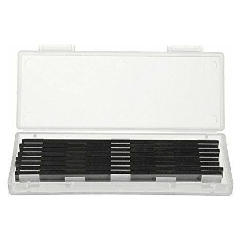 Lame De Rabot - 82 mm x 5,5 mm x 1,2 mm - Acier Rapide - Compatible Avec Rabots À Main Et Machines À Raboter - 10 Pièces (1/5)