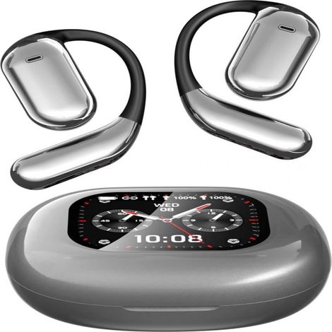 Offener Bluetooth-5.4-Kopfhörer – Knochenschallkopfhörer mit Ohrbügeln – Wasserdicht nach IPX7 – Für Sport und Outdoor-Aktivitäten – 1 Stück (1/5)