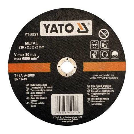Yato YT-5927 lame de coupe circulaire 23 cm