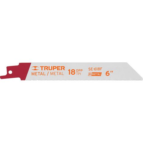 Hojas sierra sable 18 DPP para metal - 150 mm