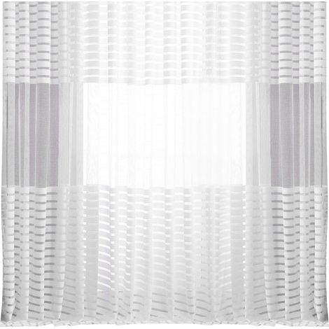 Rideau Voilage - 100x270cm - Pour Chambre Salon Balcon - 1 Piece (1/5)
