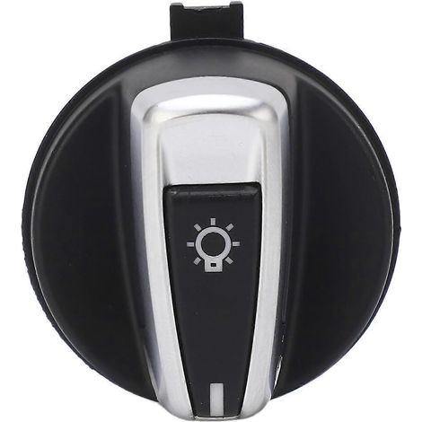 Bouton de commande de phares 61319169405 Commande précise Bouton rotatif élégant pour 3 phares secondaires