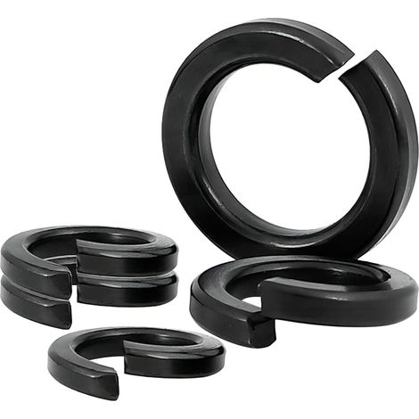 10 Pièces Rondelle de Blocage à Ressort, M18 Rondelles à Ressort, Rondelles Metal Rondelles Plates, Bague D'étanchéité pour Boulon/Vis