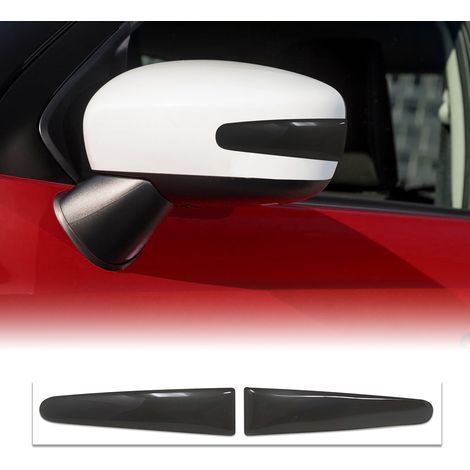 Profili Protettivi Adesivi per Specchietti Auto - Colore: NERO METALLIZZATO