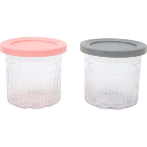 wiederverwendbare 600-ml-Eisbehälter, 4er-Set, passend für die Eismaschinen NC299AMZ und NC300s. (1/5)