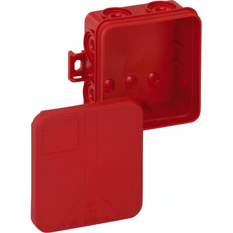 Spelsberg Abzweigdose, rot, Schutzart IP55, max. Leiterquerschnitt 2,5², Schlagfestigkeit IK07, Schutzklasse II, Ui 400V AC, VDE, halogenfrei, 33270701