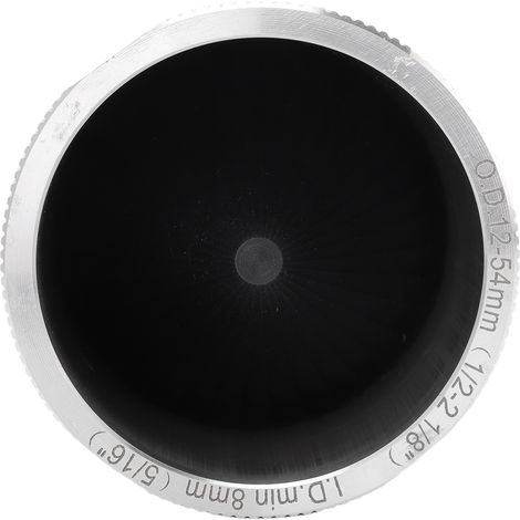Alésoir à tuyaux intérieur/extérieur 8-54 mm, ébavureur pour tubes inox cuivre aluminium PVC, plage 5/16 à 2-1/8 pouces (1/5)