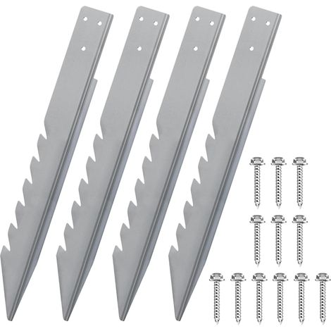 für Zäune Mehrere Stabile Stahl Reparatur Pfosten