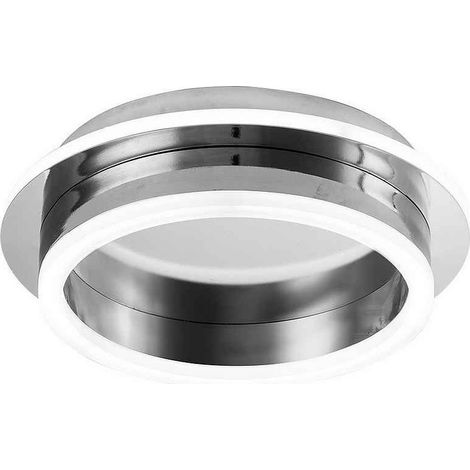 Plafon 30w 3000-4000-6000k Elma Cromo 7x24x24 Cm 2850 Lm C/memoria De Color (1/3)