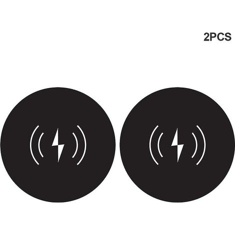 Lot de 2 aimants autocollants portables pour téléphone, pratiques pour la recharge sans fil (1/5)