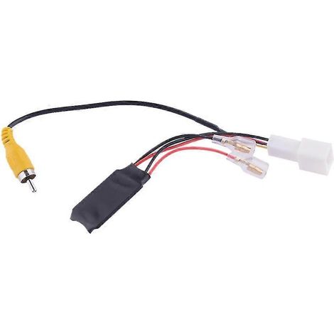 Voiture 4 broches caméra inversée Retenue Câblage Harnais Câble Plug Adaptateur Connecteur Fit pour (1/5)