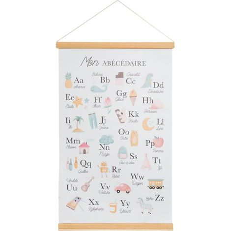 Décoration Murale Enfant Bi Face 60cm Multicolore (1/4)