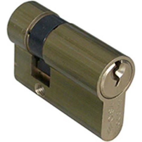 Mezzo cilindro sagomato 08031 logo ottone chiavi 3 mm 40 30+10 Logo cisa