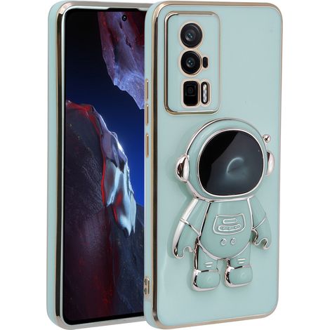 Funda para Xiaomi Poco F5 Pro, Astronauta, verde (1/5)