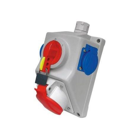 Elektromet Entwurf Steckdose Rot 16A IP54