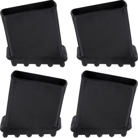 Lot de 4 Pieds Escabeau 35x20 en Caoutchouc Noir Antidérapants Design Épaissi pour et Stabilité des Escabeaux (1/5)