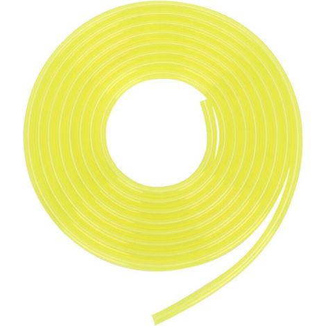 Tuyau de Carburant Jaune Souple 3 Mètres - Dimensions 3x6mm - Qualité Supérieure pour Véhicules et Équipements -KZQ (1/3)