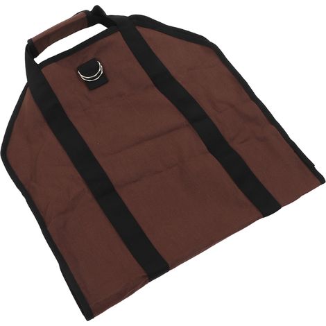 Tragbarer Holzsack mit großem Fassungsvermögen aus Oxford-Canvas für Camping, Innen- und Außeneinsätze. (1/4)