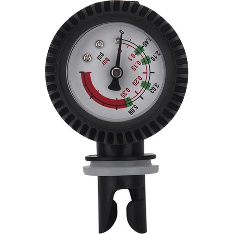 Jeffergarden Manomètre de pression d'air en nylon à installation facile, baromètre de kayak, durable de haute qualité pour radeau de bateau gonflable (1/5)