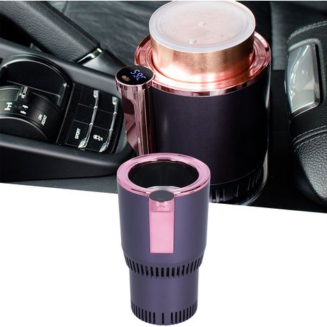2-in-1-Kühl-/Wärmegerät für Autobecher mit Heiz- und Kühlfunktion, Zigarettenanzünderstecker und 12-V-Gleichstromnetzteil (1/5)