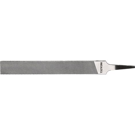 Werkstattfeile DIN 7261 L.250mm Q.25x6mm Hieb 2 Flachstumpf TECWERK
