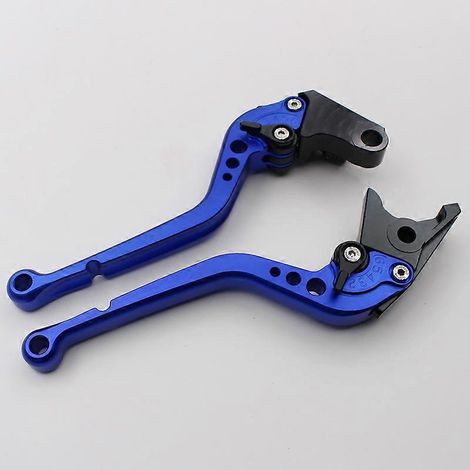 Levier de frein, d'embrayage et de klaxon modifié pour moto CBR900RR CB919 VTX1300 CB-1 (bleu 3) (1/5)
