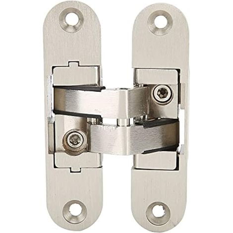 Charnière invisible haut de gamme pour porte pliante, réglable et 3D - 23 mm x 95 mm. Charnière invisible pour un design de porte élégant et sans jointures apparentes. (1/4)