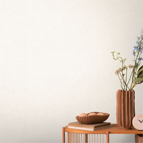 A.S. Creation Vliestapete 10.05 x 0.53 m Livingwalls Unitapete Weiß 791097 Einfarbig CosmoLiving by Cosmopolitan (1/5)