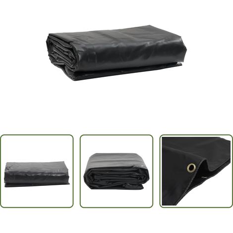 vidaXL Bâche anti-moisissures - Bâche anthracite 1,5x20 m 650 g/m² (1/5)