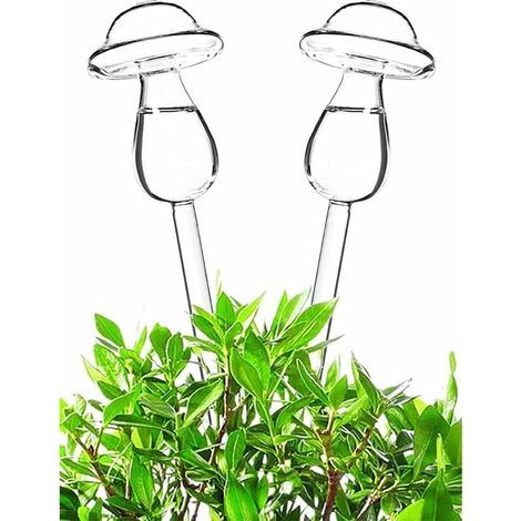 verrerie arrosage Champignon sphérique arroseur Automatique - 2 Paquets d'ampoules d'arrosage pour Les Plantes intérieures et extérieures (1/5)