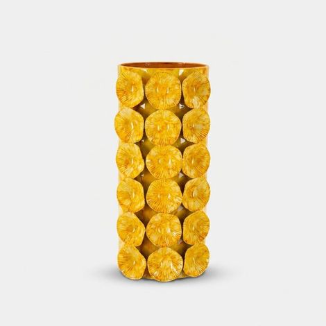 Vaso decorativo in ferro goffrato da interno Drop 33 (1/5)
