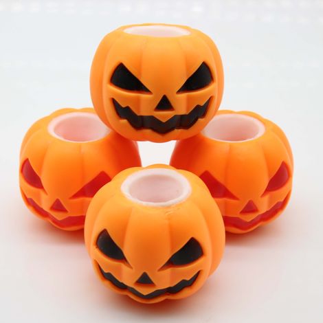 Jouet en peluche citrouille rigolo pour Halloween, hamster, pincer et amuser. (1/5)