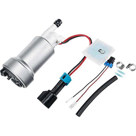 Pompe à carburant haute pression 450 L/h et kit d'installation Walbro/TI E85 pour Honda Civic Accord 1992-2000 (F9000267, F9000262, argent) (1/5)