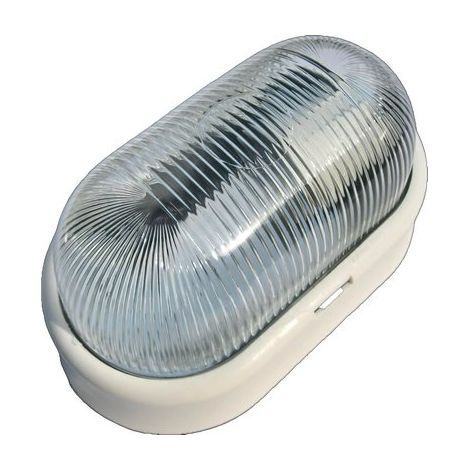 Plafoniera Ppl con Vetro Ovale 10,5 x 18,5 cm 230 V 9,5 cm 2 Pezzi