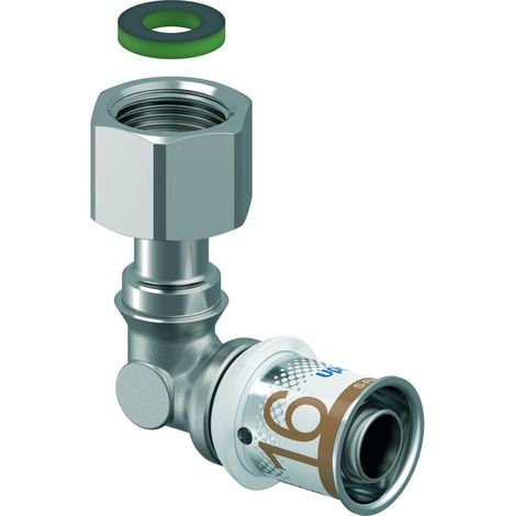 Uponor S-Press Plus Winkelverschraubung IG 16mm x G 3/4", SN