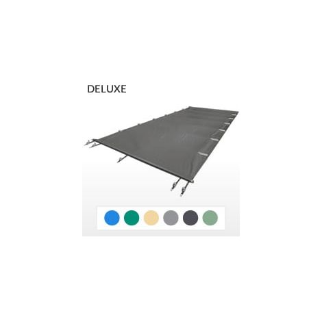 Copertura barre 4 stagioni DELUXE 580gmq - piscina RETTANGOLARE 12x5m