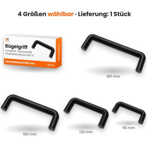 Kunststoff Duroplaste Tragegriff Haltegriff Hand Griff Handgriff Bügelgriff 90 mm (1/5)