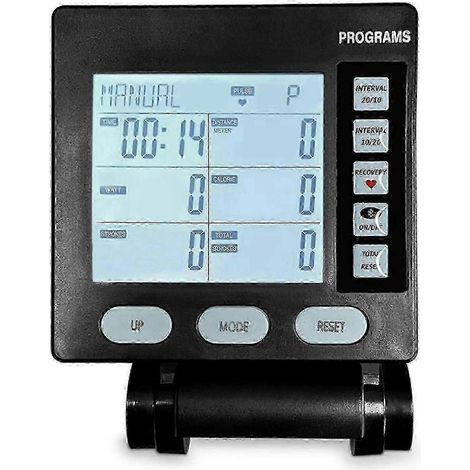 Appareil de ski de randonnée à résistance à air avec compteur rétroéclairé et montre électronique pour le fitness à domicile (1/3)