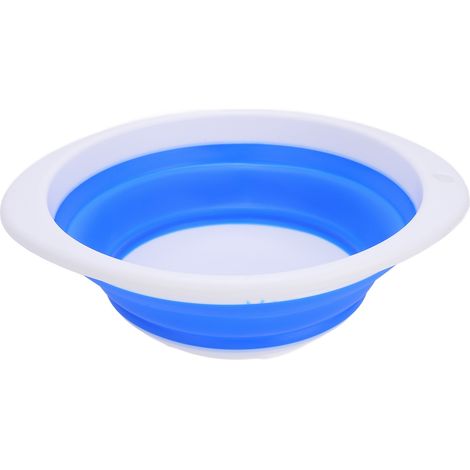 Bac à Légumes Portable et Pliable en Caoutchouc Plastique pour Voyage 26x23x8cm