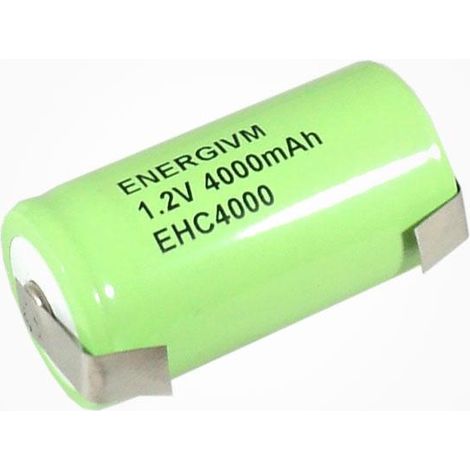 Batterie Ni-Mh C/R14 1,2V 4000mA Bornes à souder