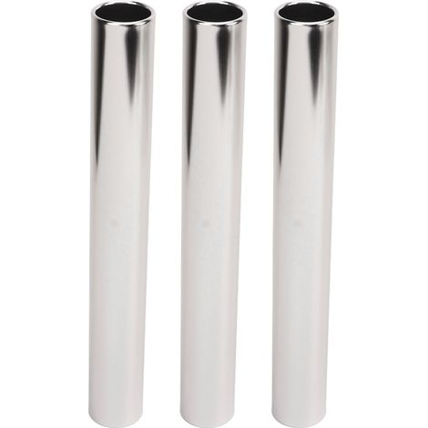 Baton De Relais Sur Piste - Alliage D'aluminium - 30 X 3 8 Cm - Pour Courses En Plein Air Et Événements Scolaires - Lot De 3 (1/5)
