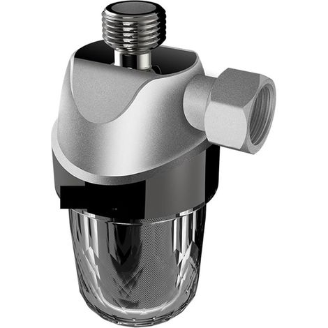 Système de Filtre à Eau Préfiltre purificateur d'eau de Bain de Douche, Filtre adoucisseur d'eau empêchant Le calcaire ou l'eau Dure for la Maison (1/5)