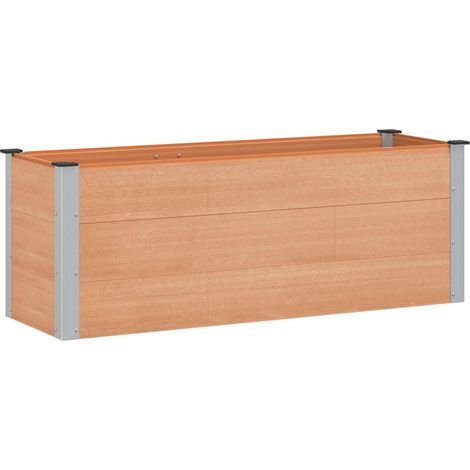 vidaXL Garden Raised Bed Brown 150 x 50 x 54 cm