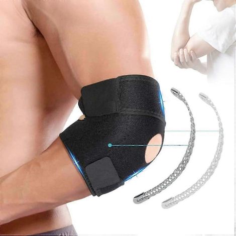 Attelle de coude ajustable pour tendinite et épicondylite, pour hommes et femmes. (1/5)